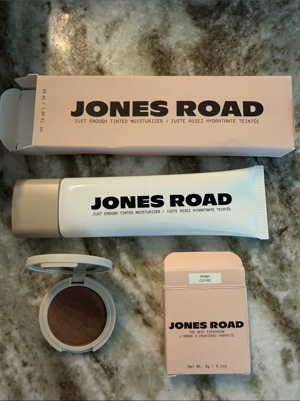 Jones Road Tinted Moisturizer & Compact Eye Shadow